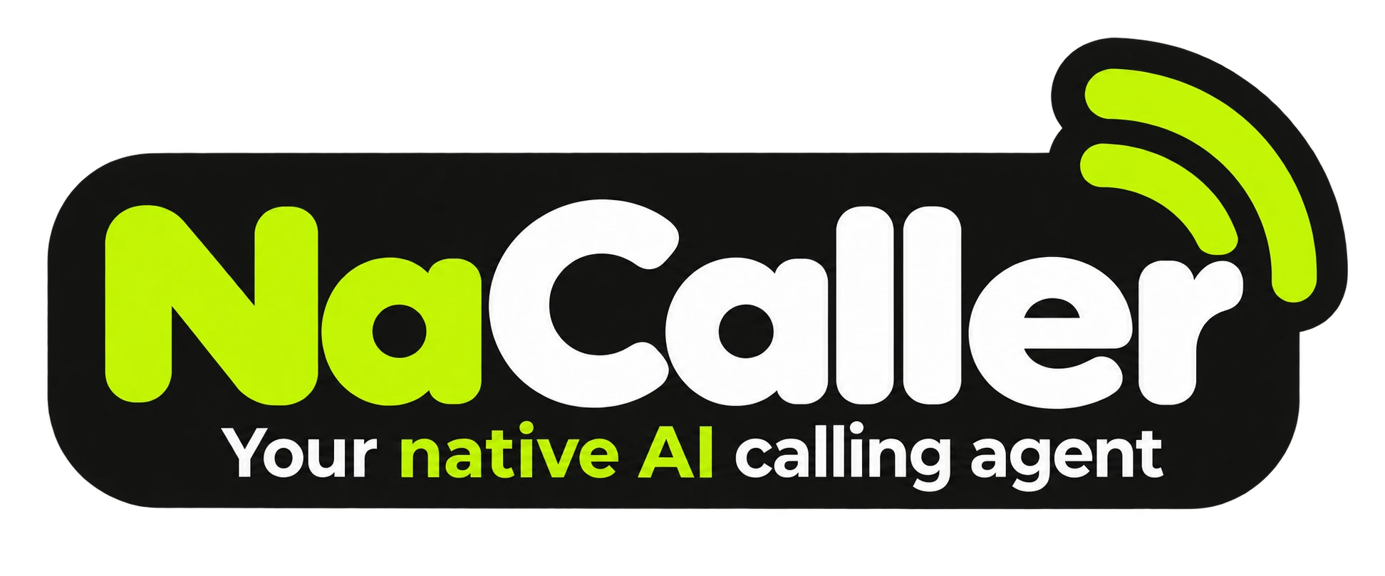 NaCaller logo: your native AI calling agent